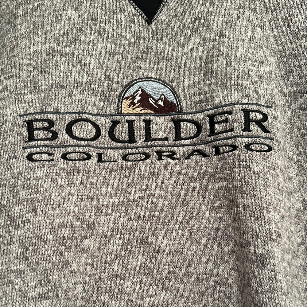 4/$15 Gray Boulder Colorado Men's Sweatshirt - Picture 2 of 3